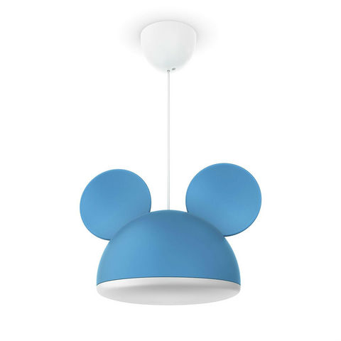 Philips - Lampada a sospensione bambino-Philips-DISNEY - Suspension Mickey Mouse Bleu Ø26cm | Lumi
